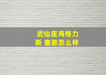 武仙座海格力斯 塞恩怎么样